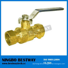 Lead Free Compression Ball Valve with Drain (BW-LFB08)